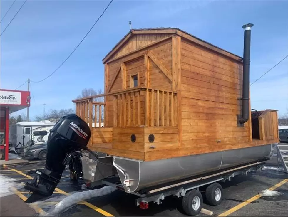 Sauna Built On Pontoon For Sale For $56K, It’s Called A ‘Sauntoon’