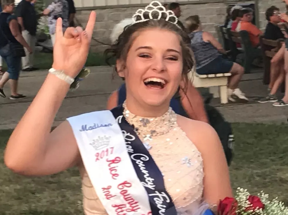 Madison Jenrich, 2017 Rice County Fair 2nd Attendant and Miss Congeniality. Photo by Gordy Kosfeld