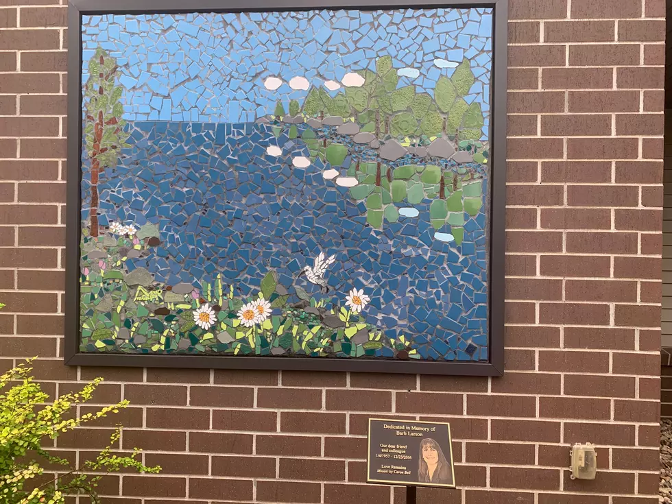 Faribault Chamber Mosaic by Caron Bell in Memory of Barb Larson. Photo by Gordy Kosfeld