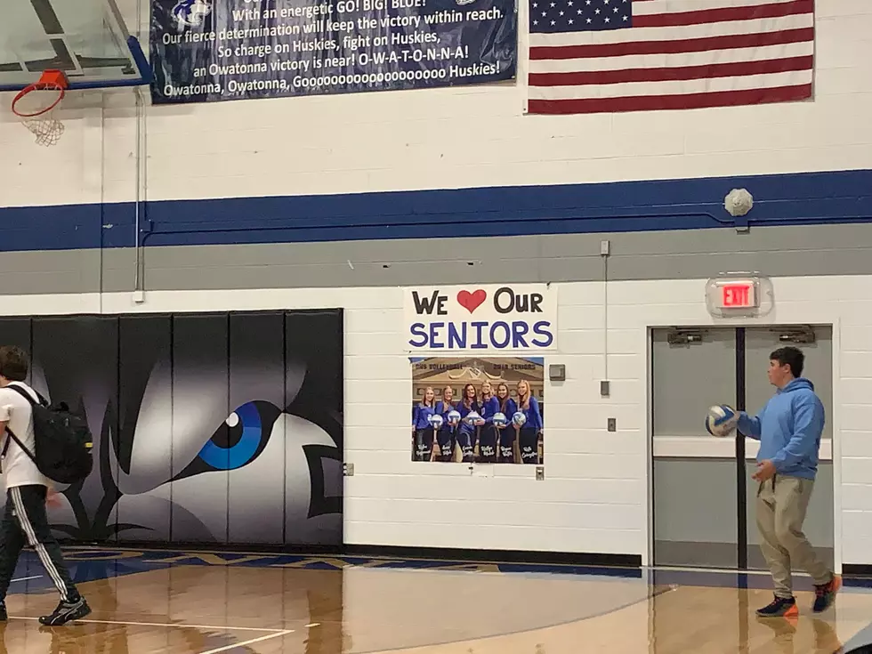 Bethlehem Academy Volleyball Spoils Owatonna Senior Night