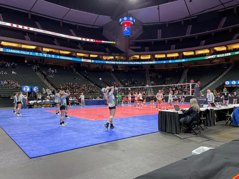 Cannon Falls Volleyball Playing on Final Day of Season