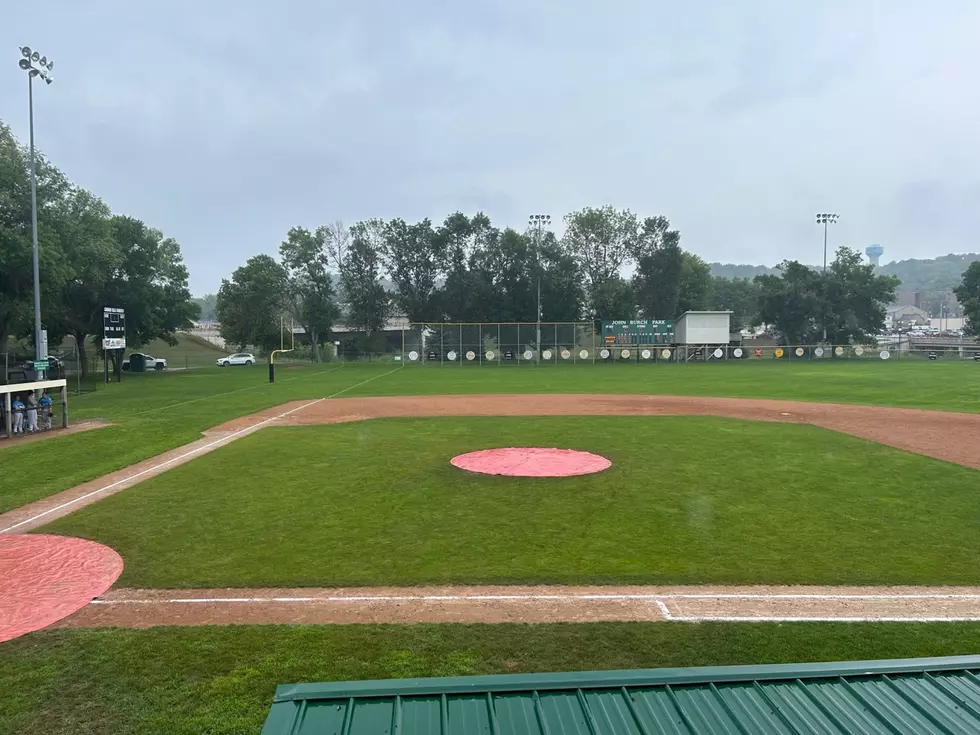 Region 5C MBA Tournament Rain Delay John Burch Park Cannon Falls. Photo by Gordy Kosfeld